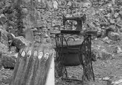 Near the church, is an underground memorial, much Near the church, is an underground memorial, much like a bunker, that displays the possessions of the victims. Children's toys, sewing machines, cutle